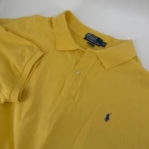 Polo Ralph Lauren Big & Tall Yellow Short Sleeve Classic Fit Polo Shirt 3XB